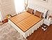 Produktbild Sommerbettmatte Bambusmatten Matten gefaltete doppelseitige Matten doppelte Bambusmatten dreiteilig mit Kopfstütze 1,8 * 2,2m Bett (größe : 1.0m Bed)