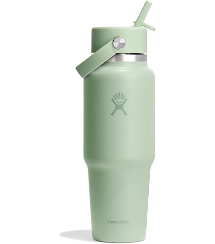 Hydro Flask 32 Oz Wide Flex Straw Cap Seasalt : Amazon.co.uk: Home