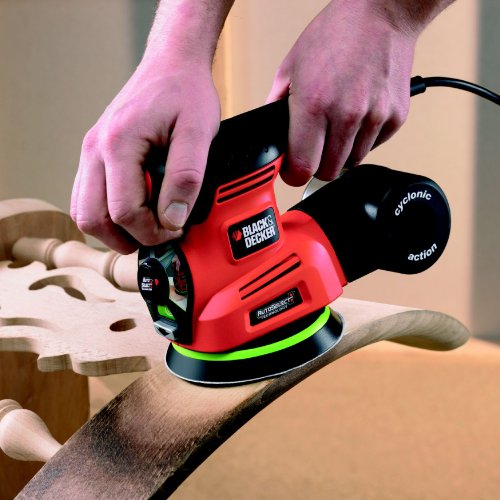 Black + Decker 220 Watt Multischleifer Autoselect 4-in-1 Schleifer, inklusive Zubehör und im Koffer, KA280K - 3