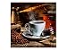 Produktbild kunst-discounter Kaffee Bohnen Bilder Leinwandbilder Wandbilder Foto auf Leinwand A05532 Größe 70 x 70 cm
