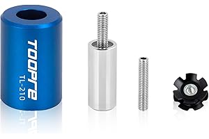 MEIYAXINWIN 4 Pieces Bicycle Fork Star Nut Set, Bike Fork Star Nut Installer, Bike Headset Star Nut Install Tool, Bike Fork Star Nut Setting Installer Set for Mountain Road Bike Hybrid Bike