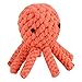 Produktbild JER Baumwollseil-Hundespielzeug (Krake) Welpe zieht zahnmedizinisches sauberes Massage-Gummispielzeug Halloween Weihnachten Geschenk für kleine bis mittelgroße Rassen Hund 1pc