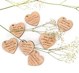 magnetwand hochzeit Magnet auf der Rückseite Persönlicher Gravur Holz Hochzeit Save the date Karte Kühlschrankmagnet Herz 5 mm Eiche, holz, x 20