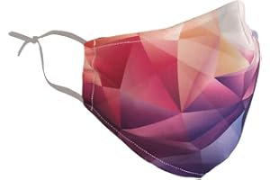 REDIFY Stay Safe Reusable Face Mask Protection Washable Mouth & Nose Shield Breathable Anti Smoke Pollution Bike Motorcycle Sport (Diamonds)