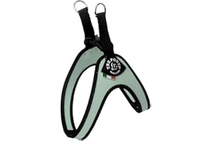 Tre Ponti Easy Fit Geschirr Classic mit Klickverschluss, Farbe:Mint/Schwarz, Größe:4/52-55 cm/bis 14 kg