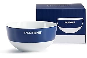 OSAMA HOME PANTONE™ - Bol Petit Déjeuner Porcelaine Résistante, Durable, Anti Taches, Rayures, Odeurs - Bowl Tasse Grande Cereales et Bol Soupe 650ml 13,8x7 Lave Vaisselle et Micro Onde, Bols Idee Cadeau 1 Pièce