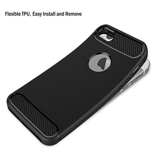 Funda iPhone SE AICEK Negro Silicona Fundas para Apple iPhone SE 5S 5 Carcasa iPhone SE Fibra de Carbono Funda Case reviews Funda iPhone SE AICEK Negro Silicona Fundas para Apple iPhone SE 5S 5 Carcasa iPhone SE Fibra de Carbono Funda Case