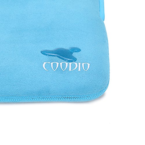 Coodio® Universal 11.6 Zoll Laptophülle + Zubehör Tasche für Apple Macbook Air 11, Chromebook 11 (Fit all 11.6 inch ultrabook laptop notebook) – Farbe Light Blau - 6