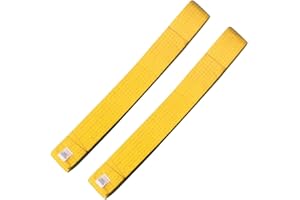 G-LIKE Kampfsport Zubehör Taekwondo Gürtel – 2 Stück Belt Kampfkunst Karate Judo Wushu Ju-Jutsu Ninjutsu Budo Kendo Aikido Training Wettkampf Schutzgürtel für Erwachsene Kinder – Baumwolle