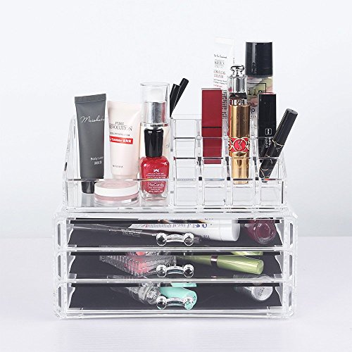 LAGUTE Acrylic Cosmetic Organizer Acrylic Makeup kosmetik aufbewahrung organizer