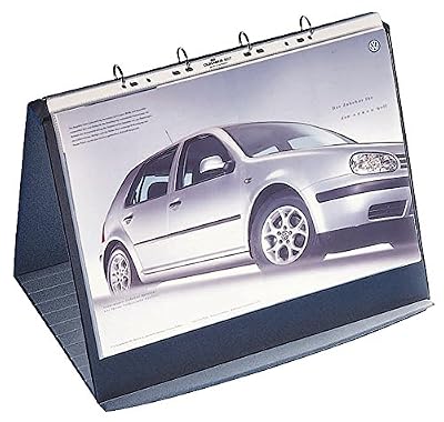 Durable 856939 Durastar Chevalet de Présentation Reliure 4 Anneaux Dos 40 mm avec 10 Pochettes Perforées Format A3 Orientation Paysage Coloris Gris Basalte