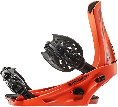 Flux Bindings XF 2016/2017 Model Snowboard Bindings, Orange, Medium