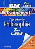 L'épreuve de Philosophie Tle S-ES-S
