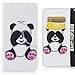 Price comparison product image For Huawei Mate 10 Lite Case, Ougger Premium PU Leather Flip Stand Wallet Cover Protective Soft TPU Bumper Case for Huawei Mate 10 Lite (Huawei G10) with Credit ID Card Slot Holder, Smiling Panda