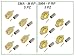 Produktbild lintronik – Kit 10 Anschlüsse (5 + 5) RP-SMA-RP männlich und weiblich 1,5 mm Presszange