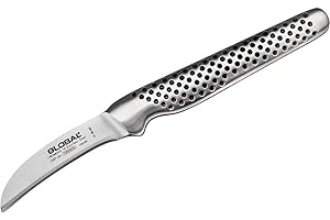 Global GSF-34 Yoshikin GS - Coltello per sbucciare, con Manico Lungo, Lama da 5 cm