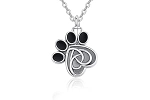 praymos Customized Cremation Jewelry Urn Necklace for Ashes Pendant Hollow Cylinder Keepsake Memorial Lockets Ashes Holder for Women Men Pet