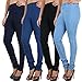 Danbro Womens Denim Jeggings Royal Blue and Black (pack of 4) RS.2250.00