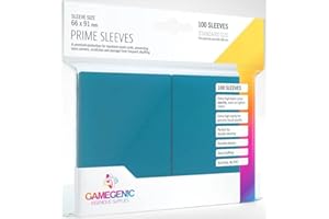 GAMEGENIC GAMEGEN!C- Pack Prime Sleeves Blue (100), Couleur (GGS10016ML)