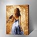 Produktbild MADE4U Paint By Numbers Kit Canvas Mounted on Wood Frame with Brushes and Paints for Adults Children Seniors Junior DIY Beginner Level Acrylics Painting Kits on Canvas (Playing a Violin, G452) by MADE4U