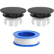 Confezione Da 4 Coperture Per Scarico Lavandino A Doppio Strato, In ABS, Diametro 22mm, Adatto A Fori 22-24mm