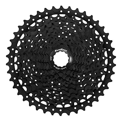 SunRace CSMS8 Cassette Noir 11-46