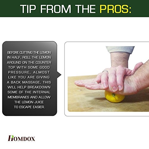 Gearmax® Haushaltsgeräte Limettenpresse aus Edelstahl Orangenpresse Saftpressen Zitruspresse Zitronenpresse manuell - 5