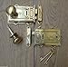 Produktbild Ironmongery World EISENWAREN World MASSIVES Messing Klassisch Alt Englisch Viktorianisch Verzierte Dekorativ Kranz TÜRGRIFF Schloss - Linkes Schloss und Knopf Set