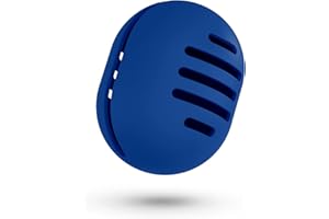 Fauxomor Custodia Spugna per Trucco Doppia Faccia Traspirante per Viaggio,Porta Spugna in Silicone per Beauty Blender per Tutte le Spugne,Riutilizzabile e Igienica Facile da Trasportare,Blu Zaffiro