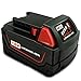 Produktbild Aoyan 18V 5.0Ah Milwaukee M18 Ersatz 18V 5.0Ah Aoyan XC rot-Lithium-Batterie für 48-11-1850 48-11-1852 48-11-1840 48-11-1828 schnurlose Werkzeug