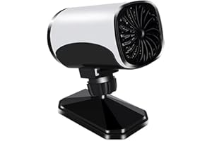 CNANRNANC Calefactor portátil para coche, 12 V, 150 W, ventilador de calefacción, parabrisas, potente descongelador, demister