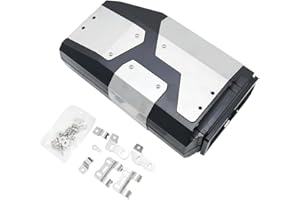 Shkalacar Skrzynka narzędziowa do motocykla, lewy uchwyt boczny, skrzynka aluminiowa, pasuje do BMW R1250GS R1200GS LC & Adventure 2002 2008 2018