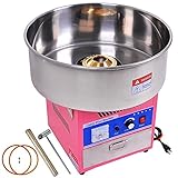 FOBUY Zuckerwatte maschine Zucker Rosa Profi Edelstahl Zuckerwatte Maschine für Zuhause 1050W Elektrische Zuckerwatte gerät (Pink)