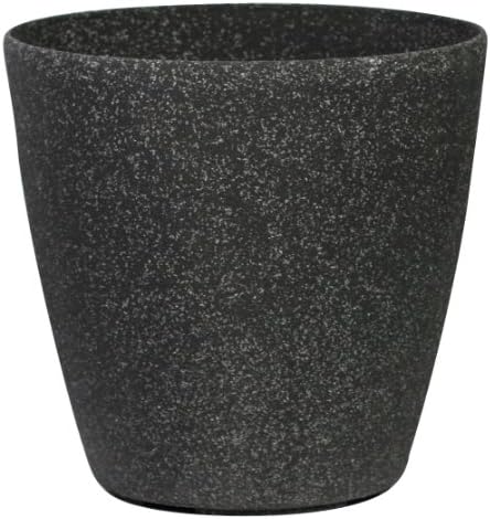 Stone Light SL Series 43cm Cast Stone Round Planter - Aged Black Sandstone (Pack of 4)