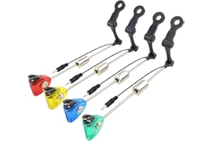 ‎HIRISI TACKLE Hirisi Tackle 4 x Fishing Swinger Illuminated Bite Indicator for Carp Fishing