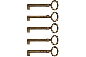 VICENTINI ARREDA CHIAVE UNIVERSALER PER MOBILI IN BRONZO ANTICO PASSO PASSO 46MM (10)