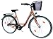 Produktbild BIRIA Damen Cityrad Citybike CTB 28" Zoll (=71,1cm) 3 Gang SHIMANO StVZO-Ausstattung Korb kupfer-beige