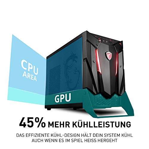 MSI 9S6-B91011-002-956-B907-102 Nightblade 3 VR7RD-002DE Desktop PC (Intel Core i7-7700, 1000GB Festplatte, 16GB RAM, Geforce GTX 1070, Win 10 Home) schwarz - 4