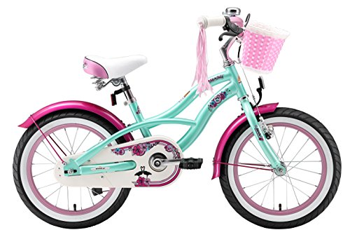 BIKESTAR® Premium Design Kinderfahrrad für coole Kids ab 4 Jahren ★ 16er Deluxe Cruiser Edition ★ Pepper Mint - 2