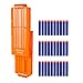 Produktbild LVHERO 2 Stück Nerf N Strike Blaster Kompatibler 12er Clip Magazine Schnell Nachladen Clip mit 30 Stück 7,2cm Pfeile Dart Bullets