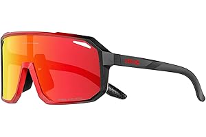 KAPVOE Polarizadas Gafas de Ciclismo Hombre Gafas MTB TR90 Gafas Deportivas Mujer Gafas Running Gafas Bicicleta Montaña Gafas Bici Gafas Sol Ciclismo Gafas BTT Lentes de Ciclismo