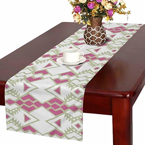 Zenzzle Table Runner 16in*72in print with graphic Aztec tribal mexican pattern