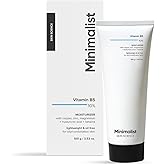 Minimalist Vitamin B5 10% Oil-Free Moisturizer for Face, Lightweight Gel Moisturizer for Oily & Combination Skin, Barrier Rep