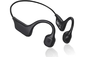I LOVE E IFECCO IFECCO Bone Conduction Headphones Bluetooth - Wireless Open Ear Headphones with Mic,IPX5 Waterproof Bluetooth Headphones for Cycling Running Hiking Bicycle