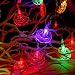Produktbild Isuper Halloween LED Dekorative Lichterkette Kürbis 1,5 Meter 10 Lichtfarbe Batterie 1 Paket