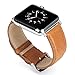 Produktbild Benuo Uhrenarmband für Apple Watch 38mm aus Leder Armband für Apple Watch 38mm mit Einstellbaren Länge Leder Ersatzarmbänder für Apple Watch 38mm(Hellbraun)