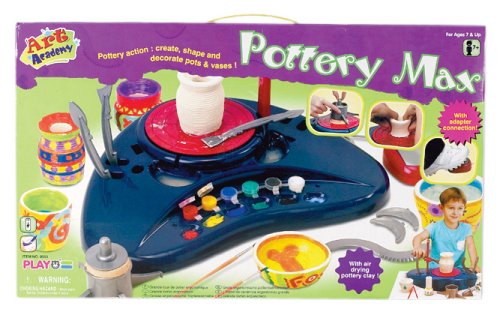 Preisvergleich Produktbild Vedes Playgo 8500 - Kinder Töpferscheibe mit Elektronik Fußpedal