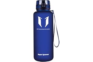 Super Sparrow Trinkflasche - 1.5L - Wasserflasche Auslaufsicher -Sportflasche BPA-Frei | Schule, Sport, Wasser, Fahrrad