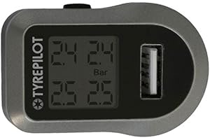 SNOOPER Tyre Pilot STP1400 Wireless Connection Tyre Pressure Monitoring System with LCD Display for Car