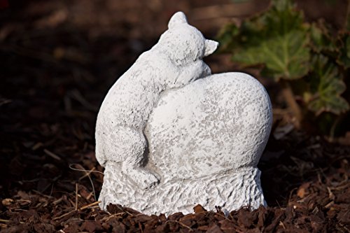 Grabschmuck Katze „Danke für die schöne Zeit“, frost- und wetterfest, massiver Steinguss - 6